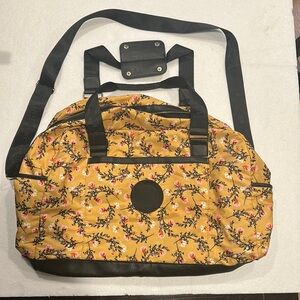 Steve Madden Yellow Floral Travel Bag